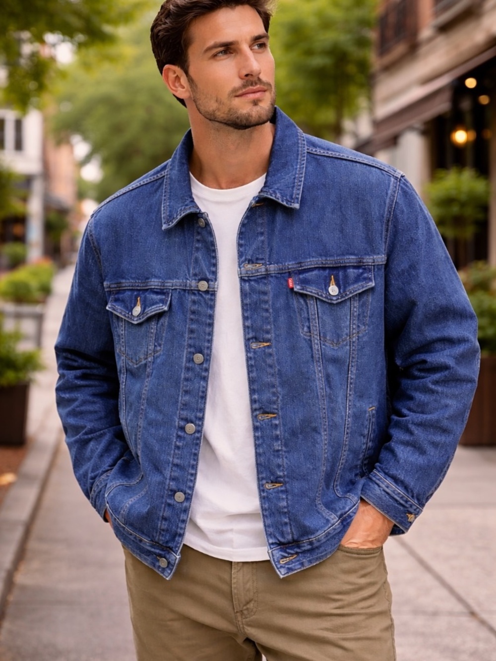 Levi’s 4-Pocket Denim Jacket 3X Classic Blue Trucker Style